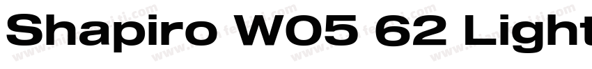 Shapiro W05 62 Light Heavy字体转换